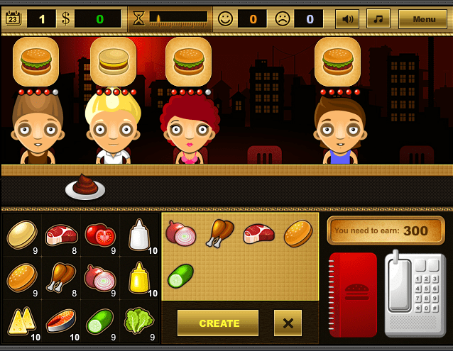 Burger Bar screenshot