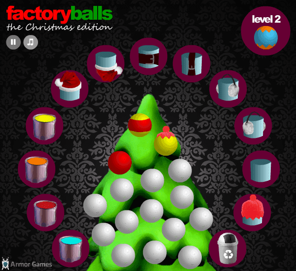 Factory Balls: The Christmas Edition screenshot