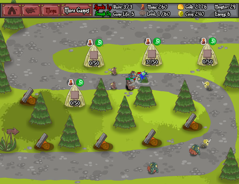 Hut Defense 2 screenshot