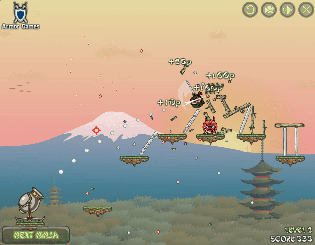 Ninja Cannon screenshot