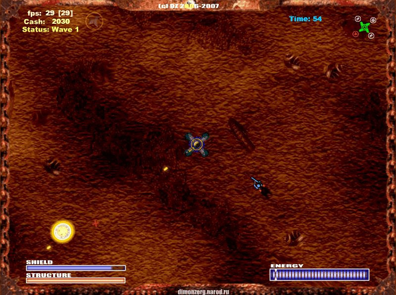 Quadrobarrel Defence screenshot