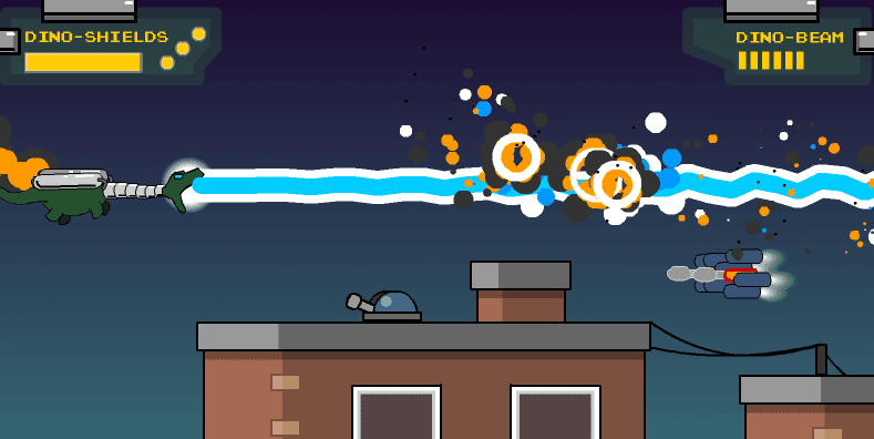 Robot Dinosaurs That Shoot Beams When They Roar screenshot