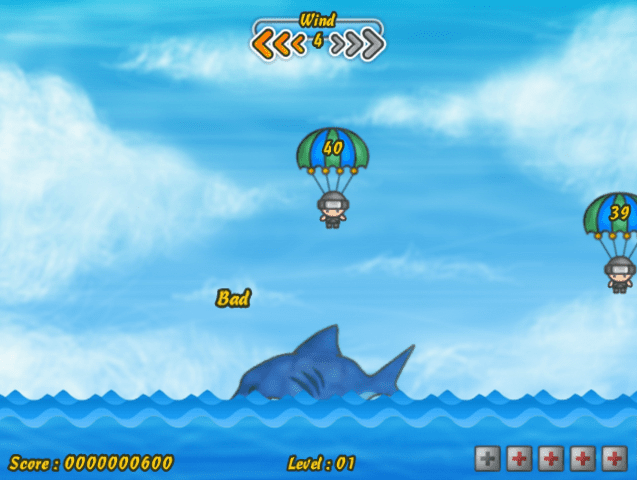Save the Army From Blue Shark screenshot