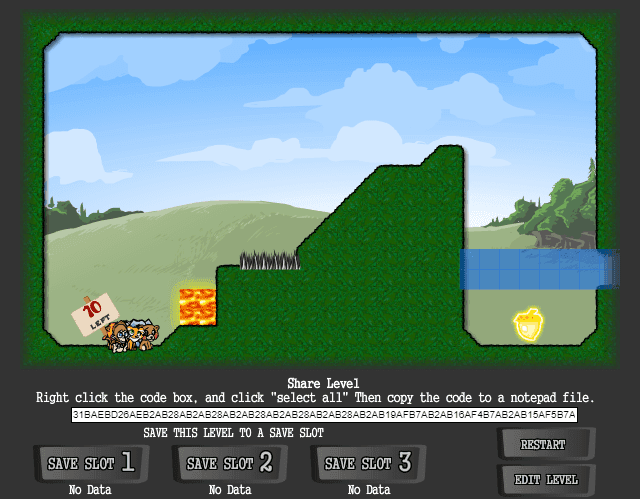 Seppukitties Level Builder screenshot