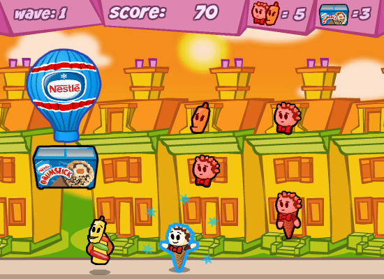 Nestle Out of the Blue Game screenshot
