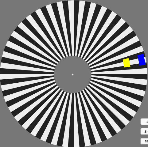 “Stepping feet” Illusion (circular)