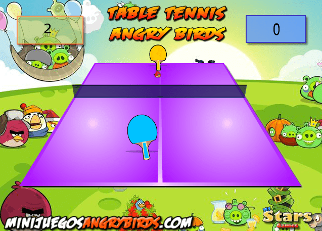 Table Tennis Angry Birds screenshot