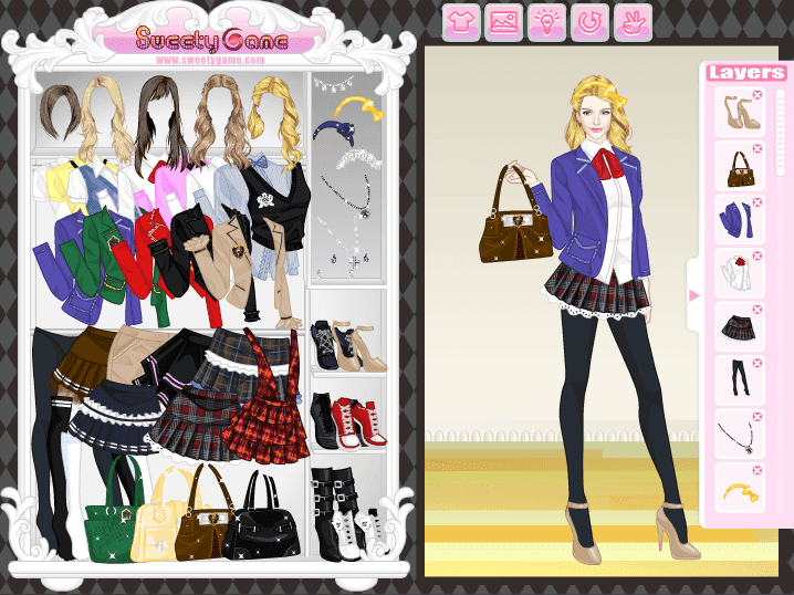 High School Princess Dress Up Game screenshot