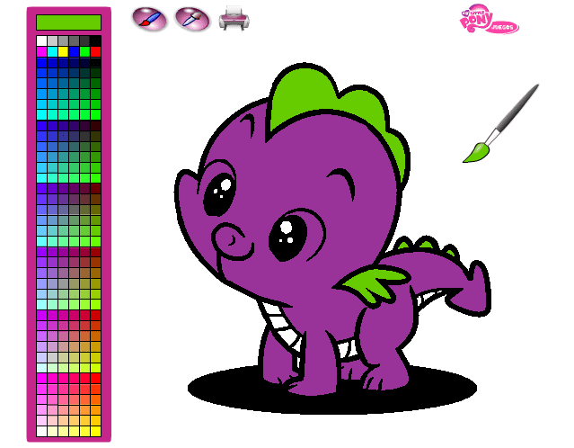 Dibujo de Spike para Colorear screenshot