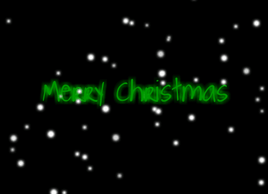 Merry Christmas 2008 Animation screenshot