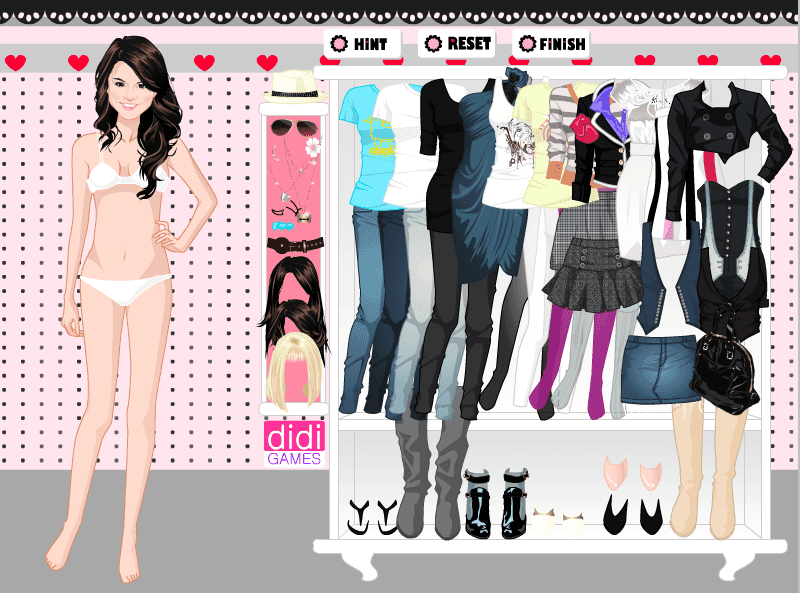 Selena Gomez Dress Up Game screenshot