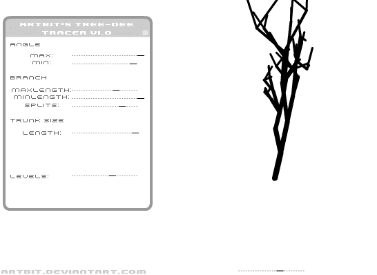 ArtBit's Tree-Dee Tracer - WIP screenshot