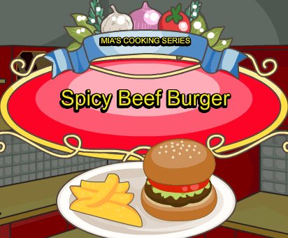 Mia Cooking Spicy Beef Burger