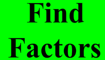 Factor Finder