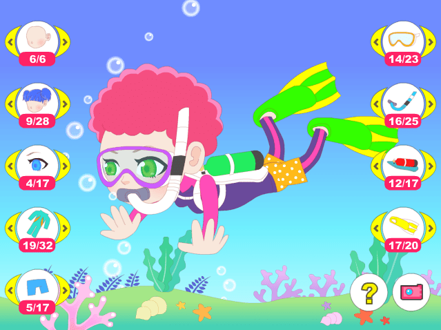 Diving Girl screenshot