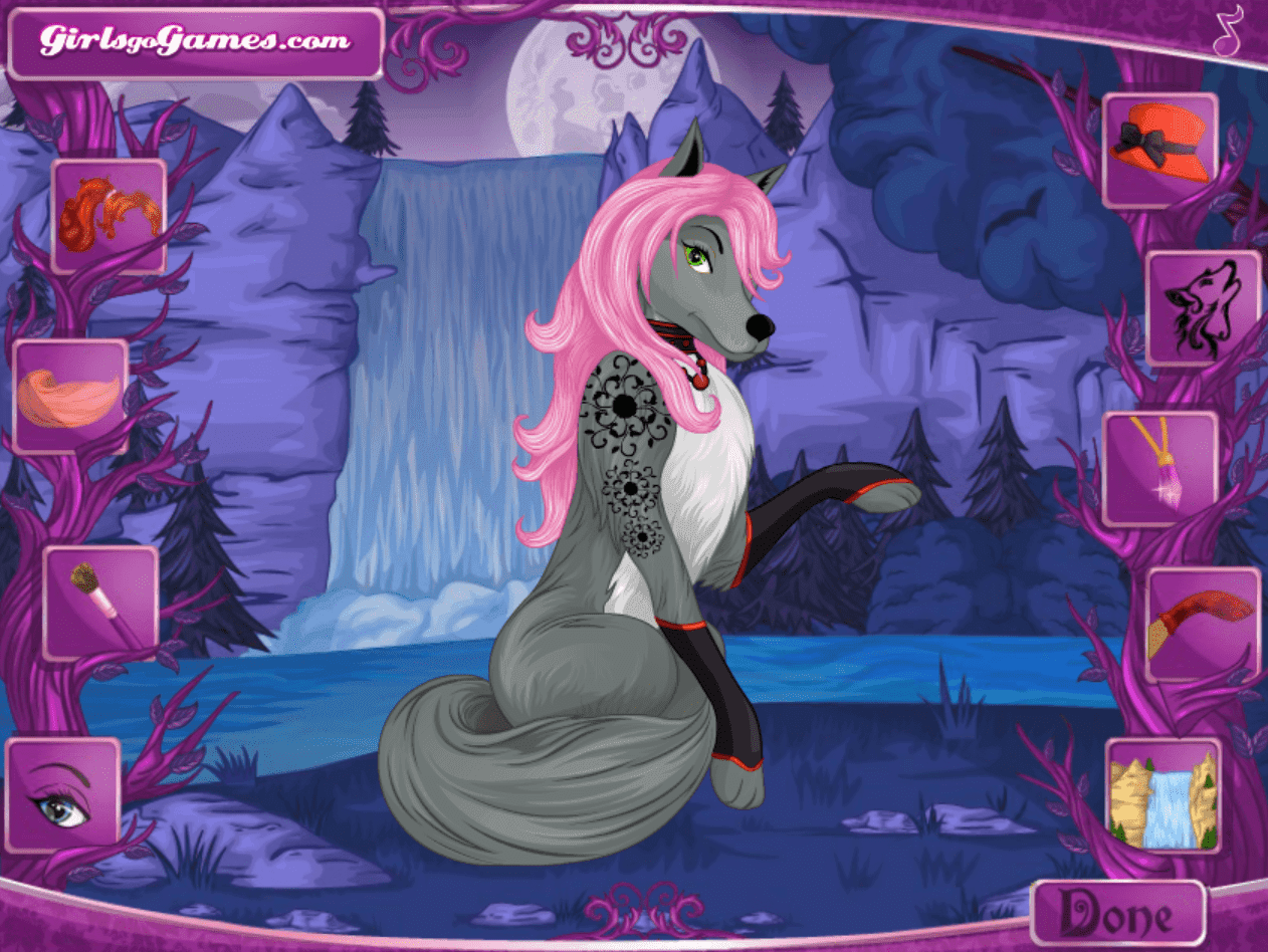 Wolf Dress Up screenshot