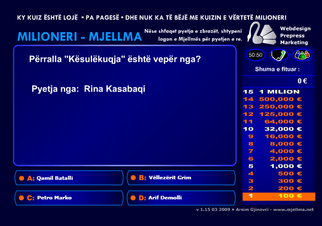 Milioneri screenshot