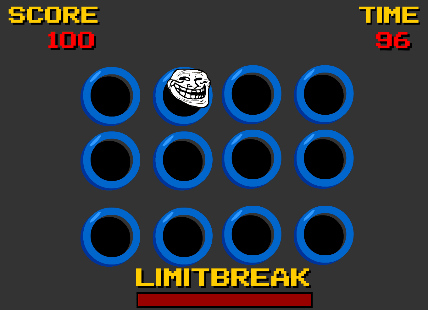 Wack A Trollface screenshot
