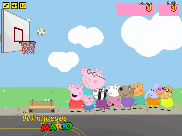 Peppa Pig Basketball screenshot