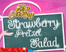 Elsa Cooking: Strawberry Pretzel Salad