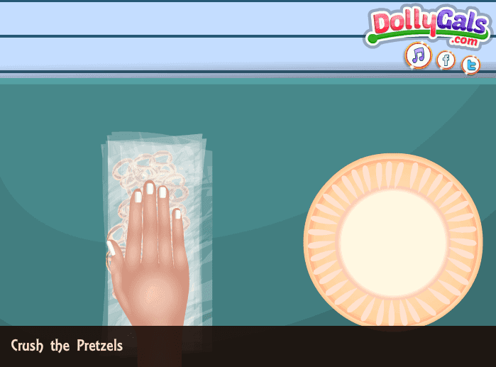 Elsa Cooking: Strawberry Pretzel Salad screenshot