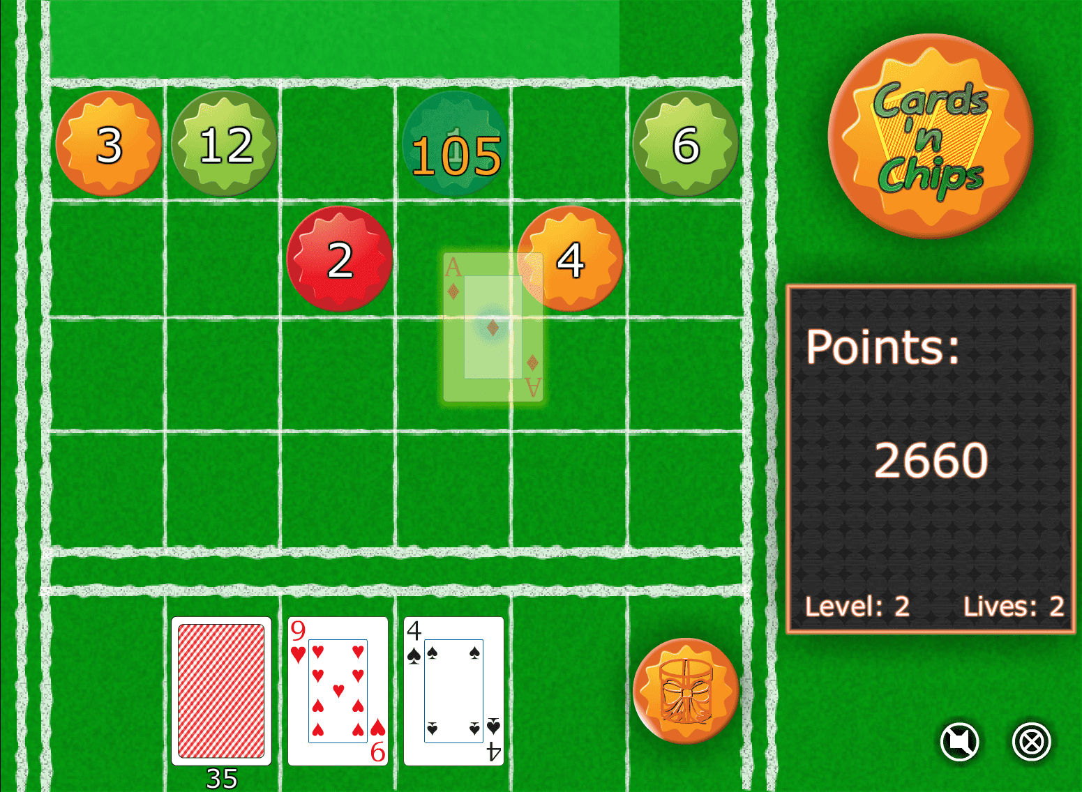 Cards 'n Chips screenshot