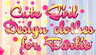 Cute Girl Design Clothes for Barbie