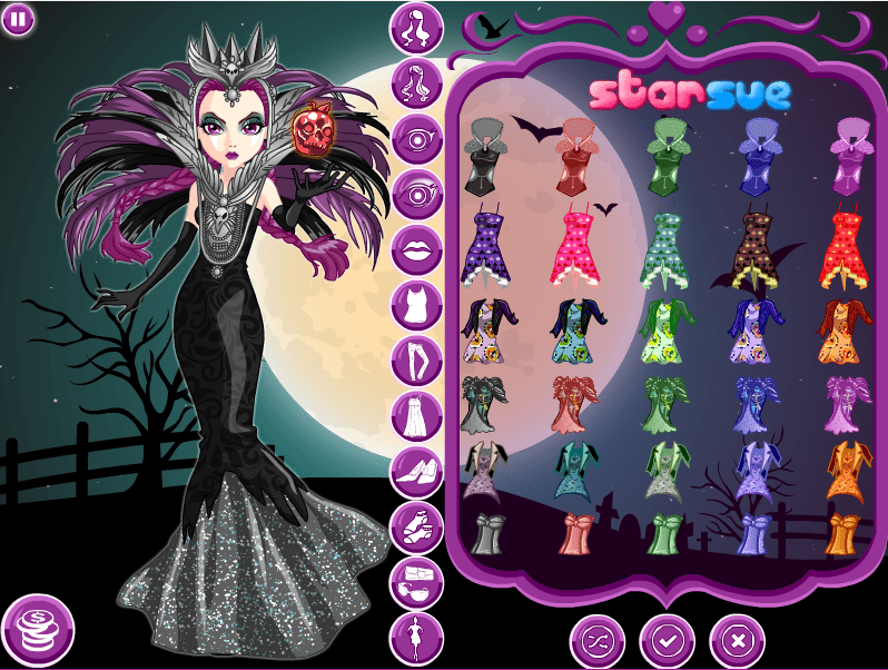 Evil Raven Queen Dress Up screenshot