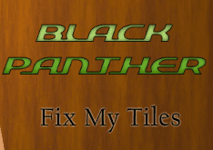 Fix My Tiles Black Panther