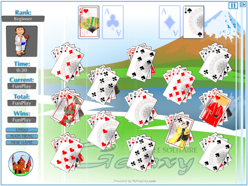 Free Solitaire Galaxy screenshot