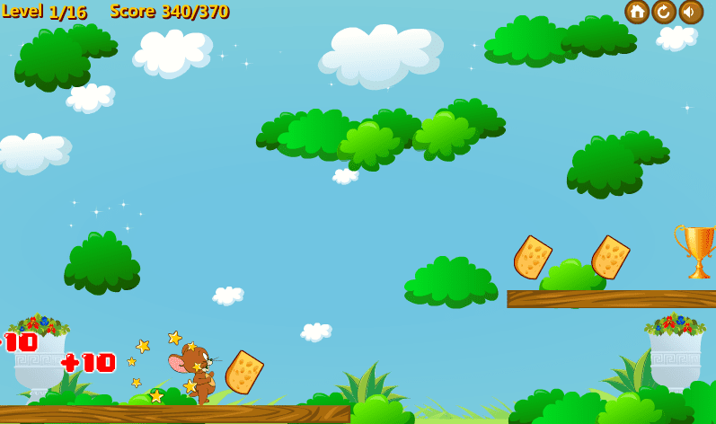 Tom & Jerry Jerry Run n Eat Cheese screenshot