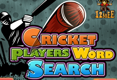 Cricket Players Word Search