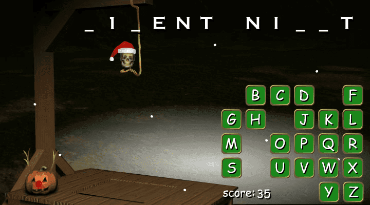 Christmas Hangman screenshot