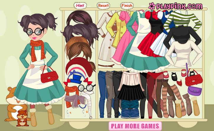 Groundhog Girl Dress Up Game screenshot