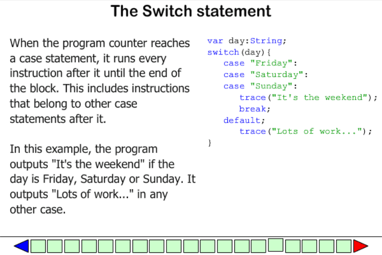 AS Tutorial - Ch.4 Conditions screenshot