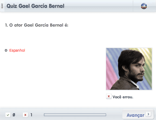 Quiz Gael García Bernal screenshot