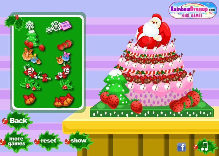 Frozen Christmas Cake screenshot