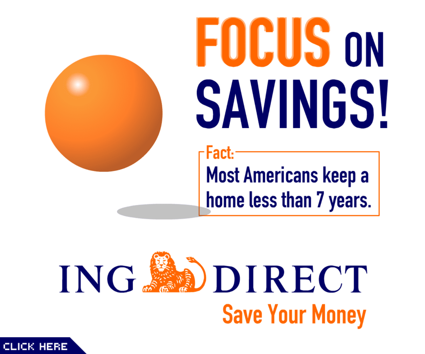 ING Direct Banner Ad screenshot