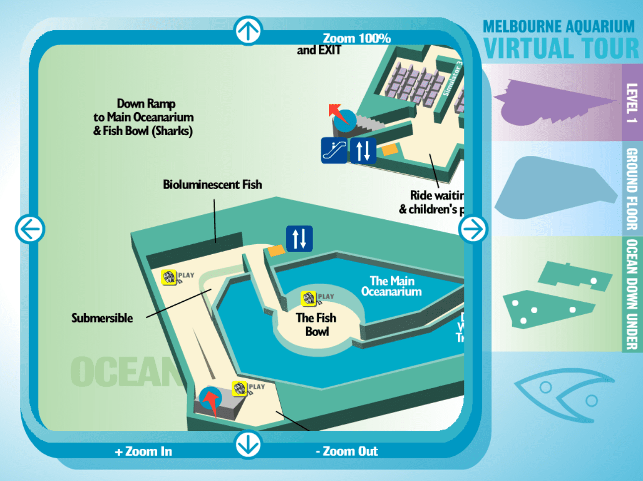 Melbourne Aquarium Virtual Tour screenshot