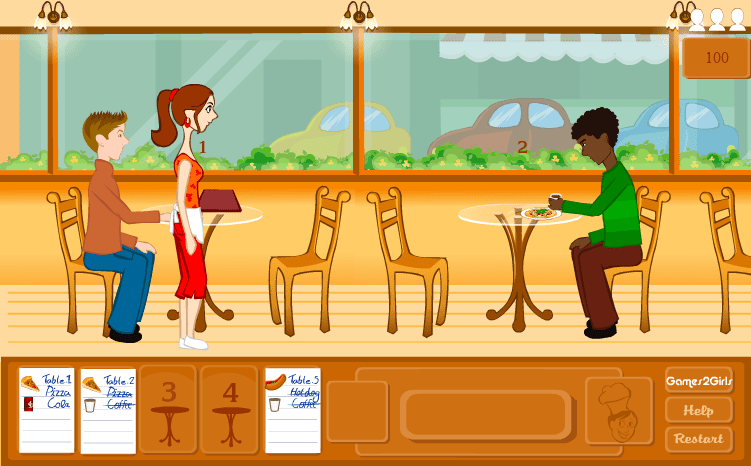 Cafe Waitress screenshot