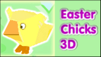 Easter Chicks 3D