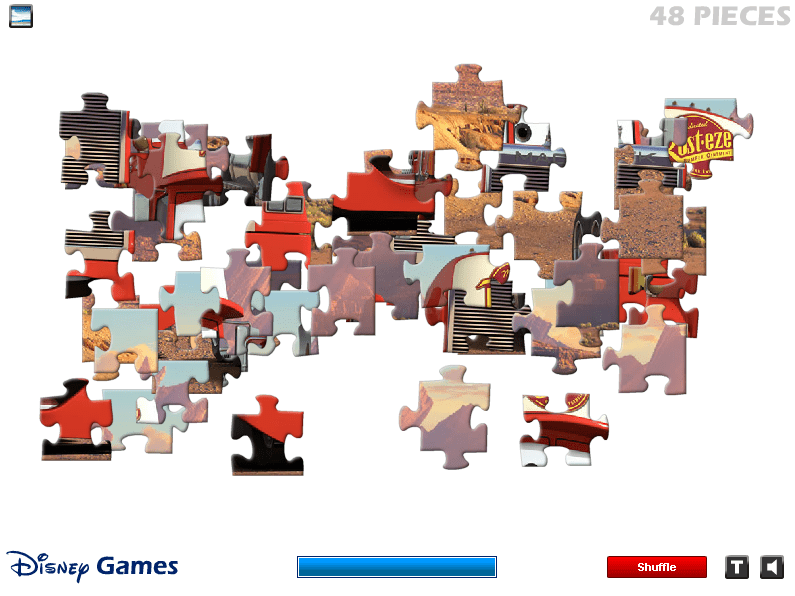 Disney Cars Jigsaw screenshot