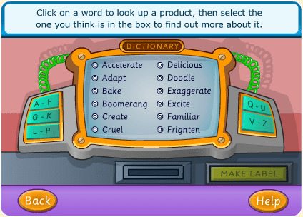 Dictionaries screenshot