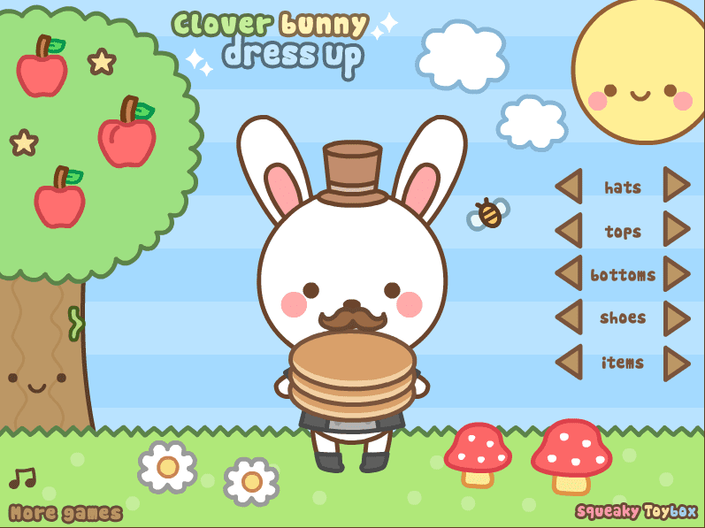 Clover Bunny Dress Up screenshot