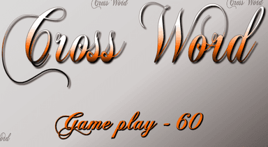 Crossword Game Play - 60