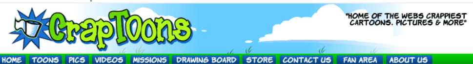 Craptoons Menu screenshot