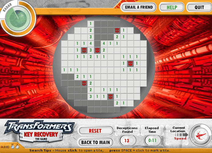 Transformers: Key Recovery screenshot