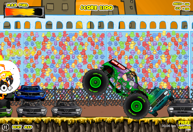 Monster Truck Zombie Crusher screenshot