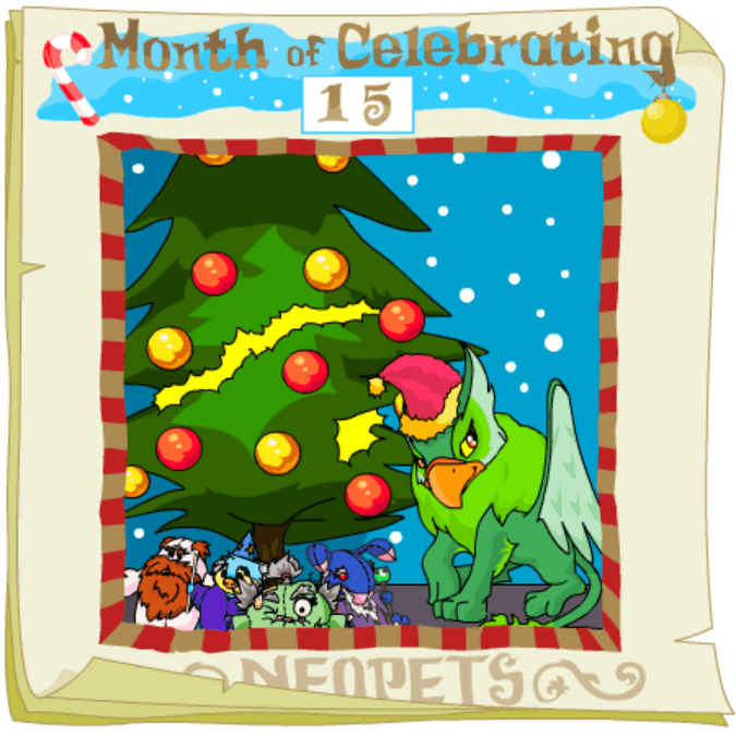 Neopets Advent Calendar 2001: Day 15 screenshot