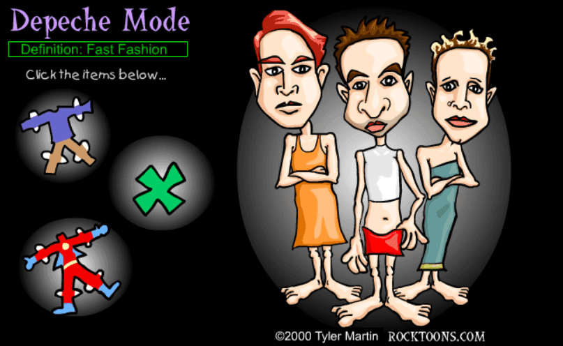 Depeche Mode Definition: Fast Fashion screenshot